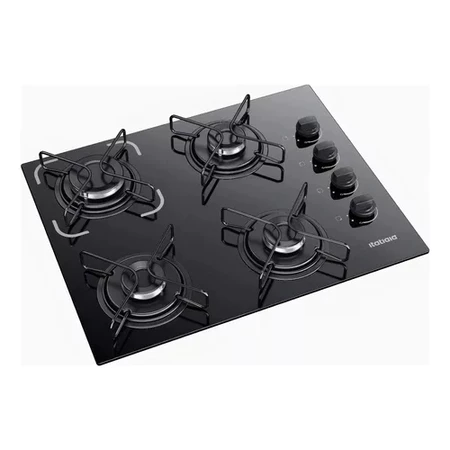 Cooktop Itatiaia essencial 4 bocas preto 