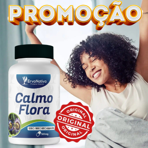Calmo Flora 500mg 100 Cápsulas | Erva Nativa | Shopee Brasil
