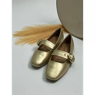 SAPATILHA BAILARINA EM COURO USAFLEX em Oferta na Shopee
