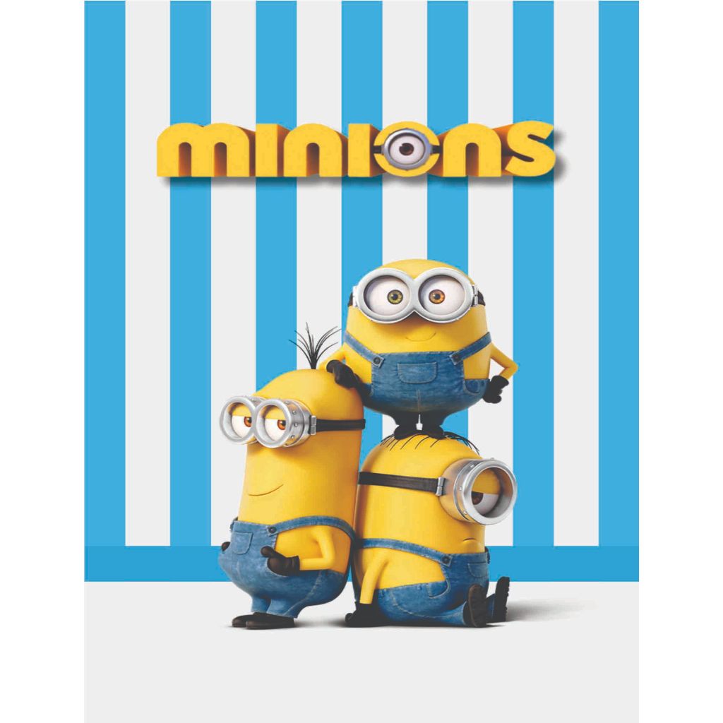 PAINEL RETANGULAR MINIONS 1 COM CORTE A LASER | Shopee Brasil