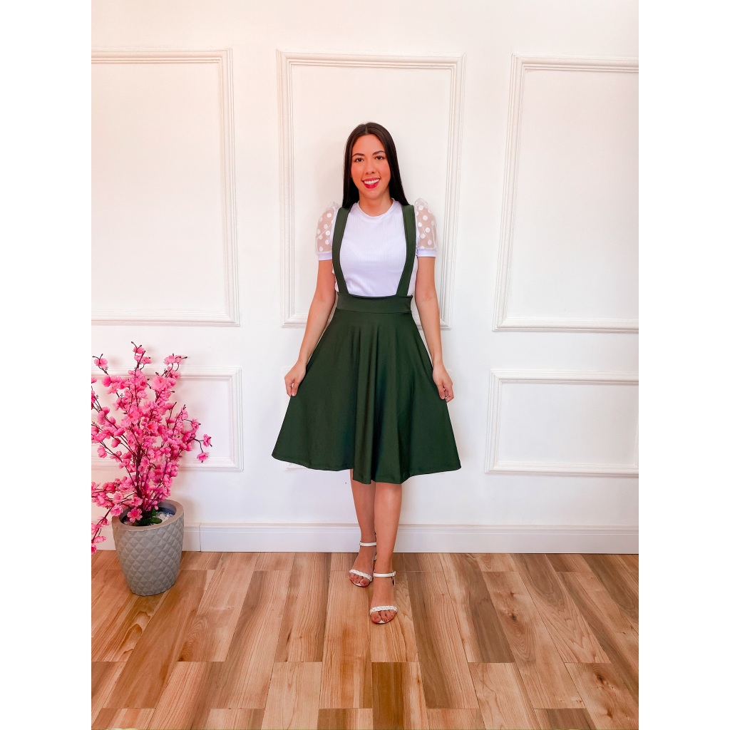 Salopete Adulta A PRONTA ENTREGA!! Godê Saia Rodada com