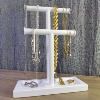 Organizador de Joias Minimalista | Porta-Colares, Pulseiras e Anéis