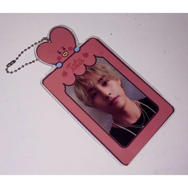 CHAVEIRO BTS , TIPO HOLDER, PLASTIFICADO, JUNGKOOK, JIN, JIMIN, V