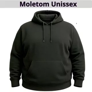 Moletom Plus Size Blusa Unissex Quente Flanelado Bolso Capuz P ao G4