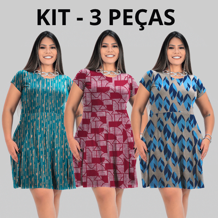 Vestido Feminino Elegante Para o Dia Dia de Malha Fria | Shopee Brasil