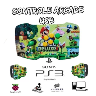CONTROLE ARCADE INDIVIDUAL PRA PC, EMUELEC, BATOCERA