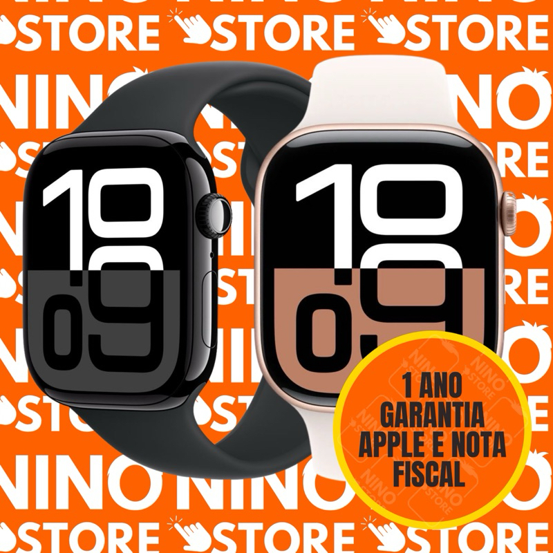 Relógio Apple Watch Series 10 S10 GPS 42mm 46mm 1 Ano Garantia com Nota Fiscal