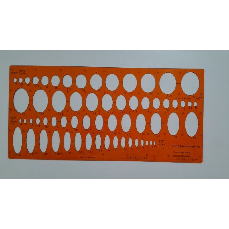 Gabarito Para Desenho Standardgraph N⁰1178. | Shopee Brasil