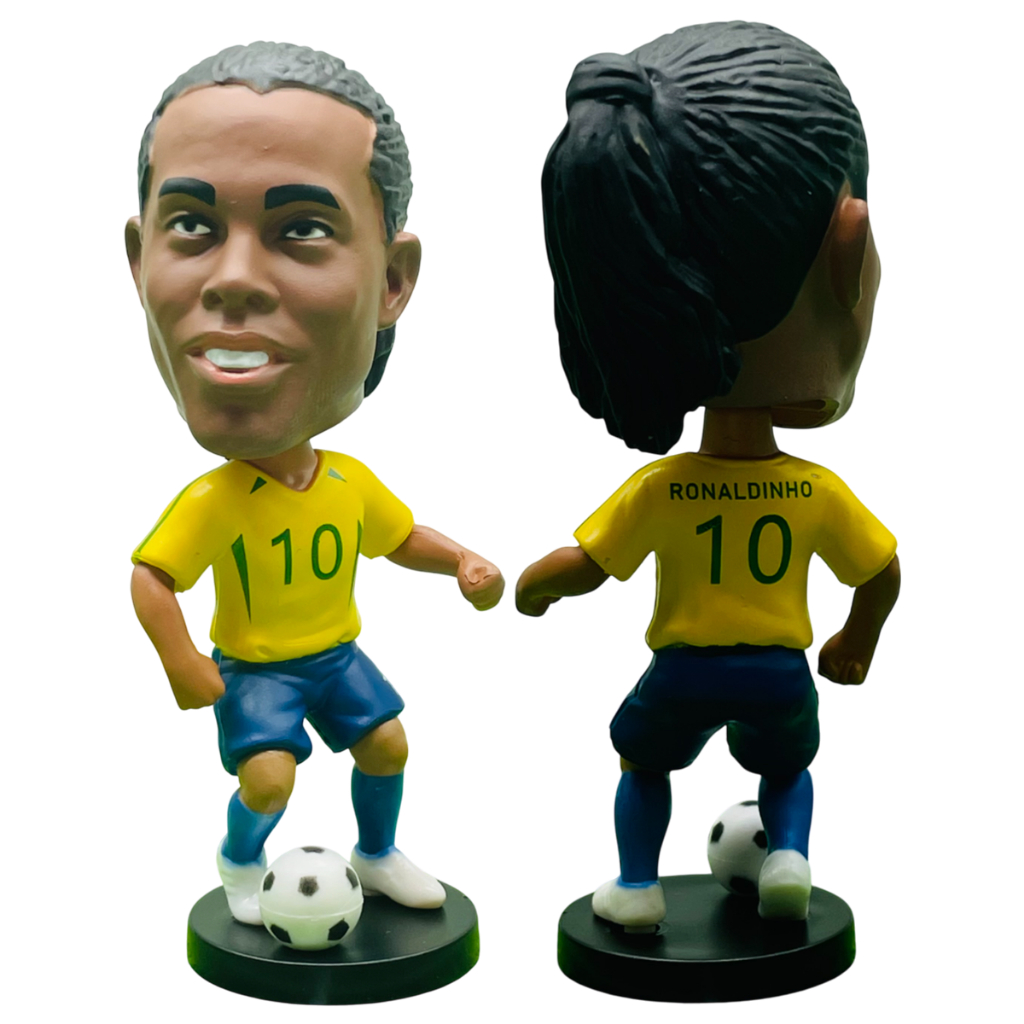 JUNIOR CAMINO Bobblehead フィギュア(非売品) Miniaturas Futebol Bobblehead 10cm Balança Cabeça Mini Craques