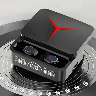 M90 Fones de Ouvido Bluetooth Sem Fio 5.3 Baixa Latência Estéreo Touch Com Visor Carga Digital Esportivo em Oferta na Shopee