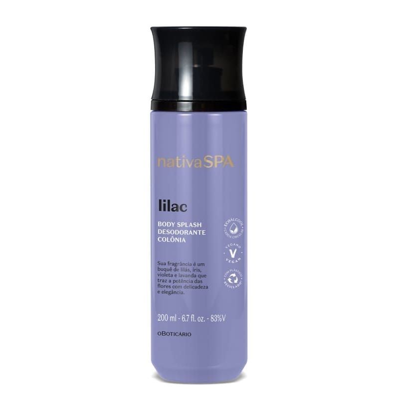 Nativa Spa Lilac Body Splash 200ml