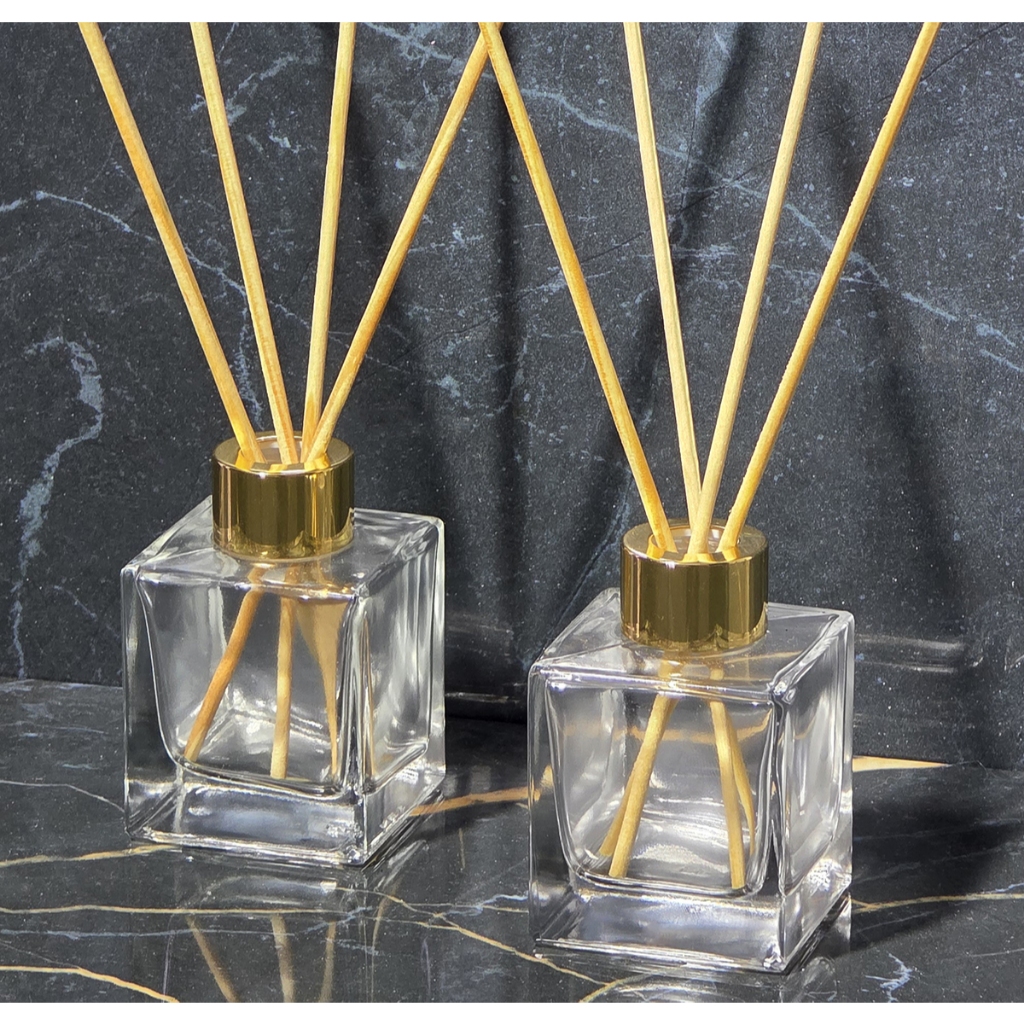 2 Frascos Difusor 100ml Dourado Casa Escritorio Lavabo Empresa Consultorio