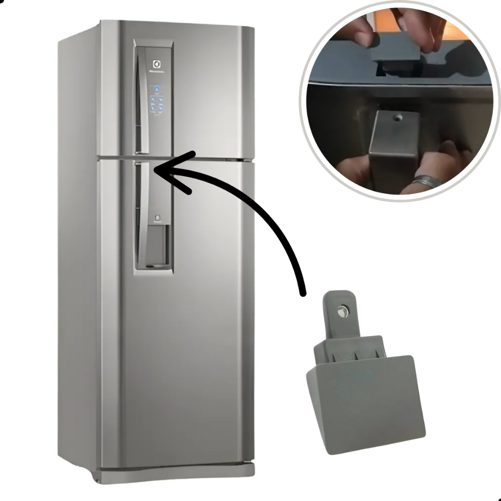 Suporte Do Puxador da porta Geladeira Electrolux Df51x Df52x Dfw52