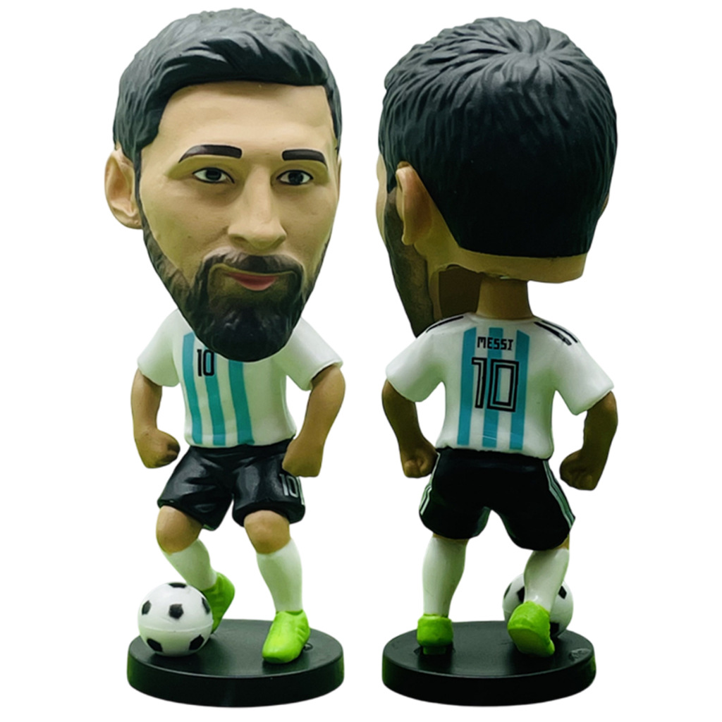 Miniaturas Futebol Bobblehead 10cm Balança Cabeça Mini Craques