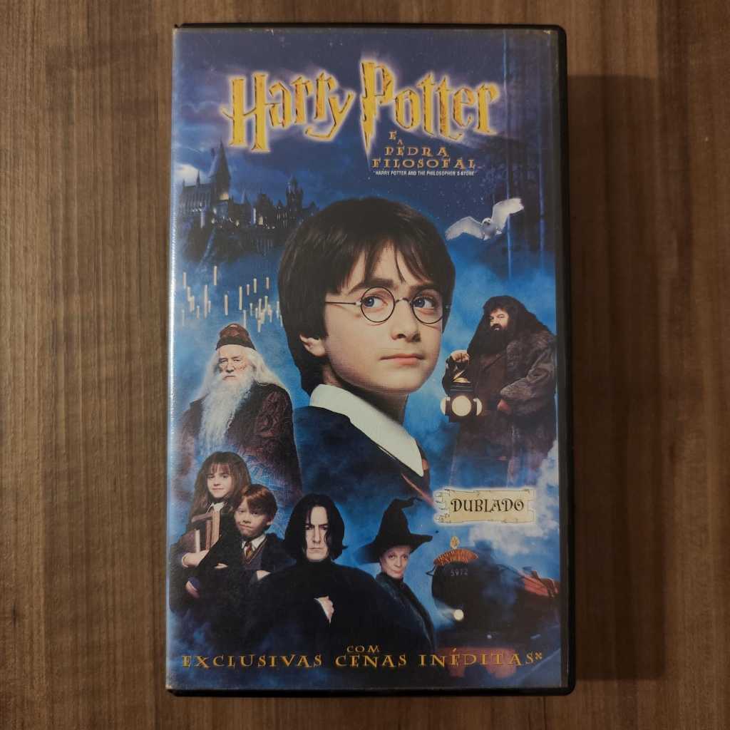 Fita VHS - Harry Potter e a Pedra Filosofal (dublado) | Shopee Brasil