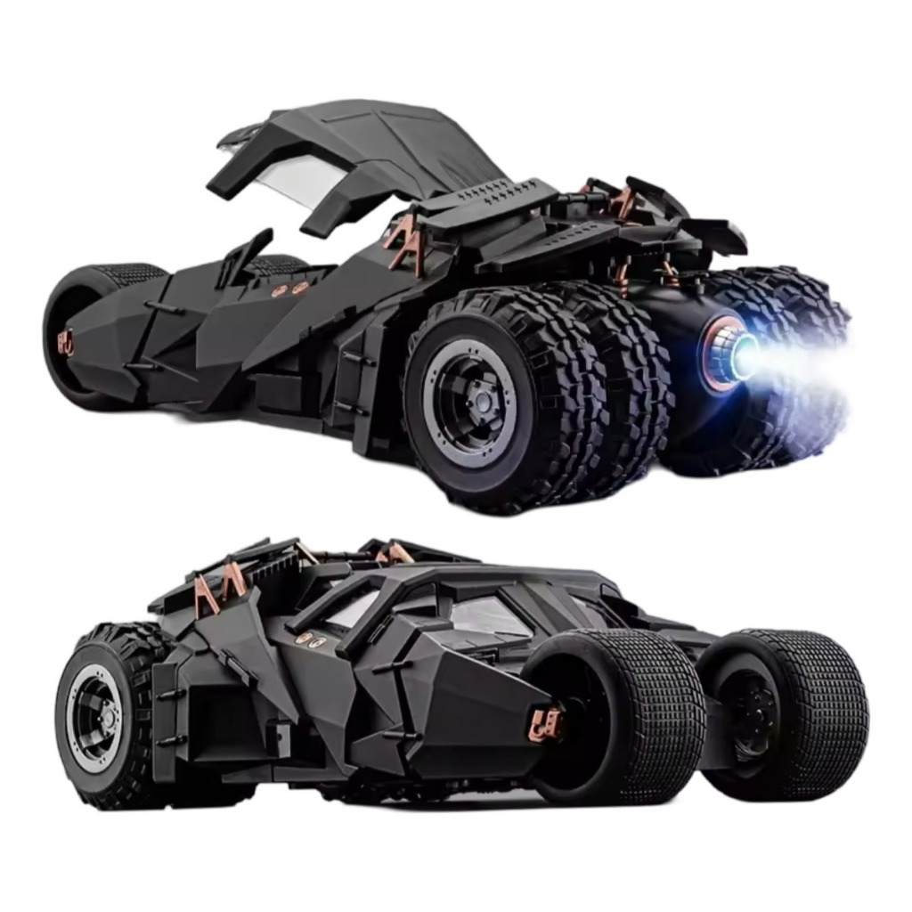 Batmovel Batman The Dark Knight Tumbler 1:18 Fumaça Luzes | Shopee