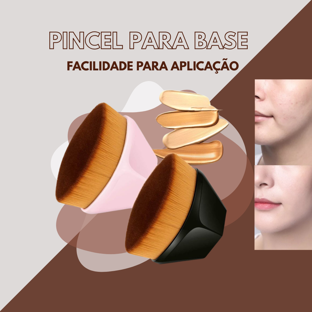 Pincel para Base o melhor - Hexagonal | Shopee Brasil