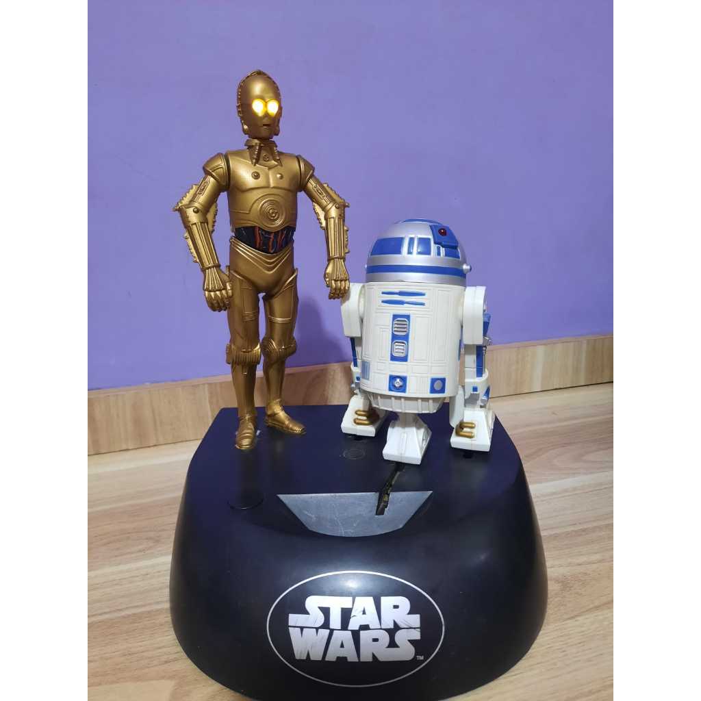 Cofre Eletronico C3PO & R2D2 Star Wars Luzes E Sons Thinkway Toys