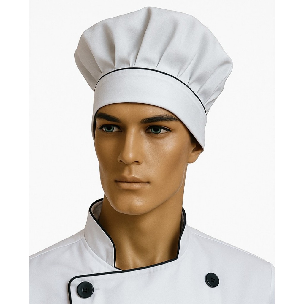 Touca chapéu cozinha chef unisse masculino feminino