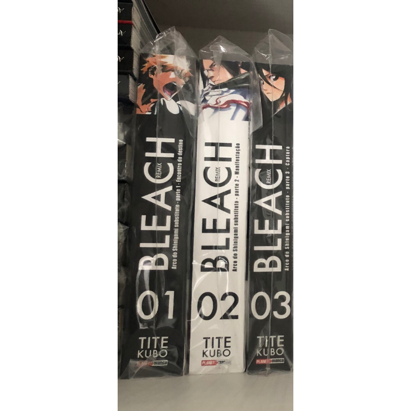 Bleach Mangá - vol 1 ao 3 - Remix | Shopee Brasil