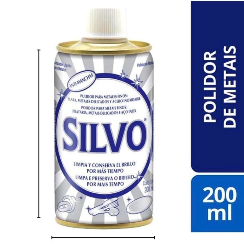 Polidor de Metais Silvo 200ml | Shopee Brasil