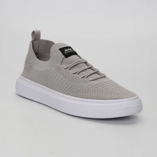 Tenis Meia Masculino Cadarço Elástico Knit Confortável Casual.