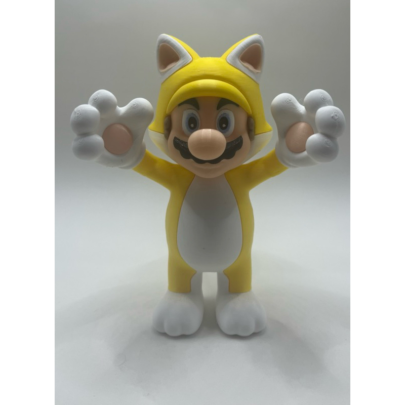 Super Mario Gato Amarelo – 3D em Oferta na Shopee