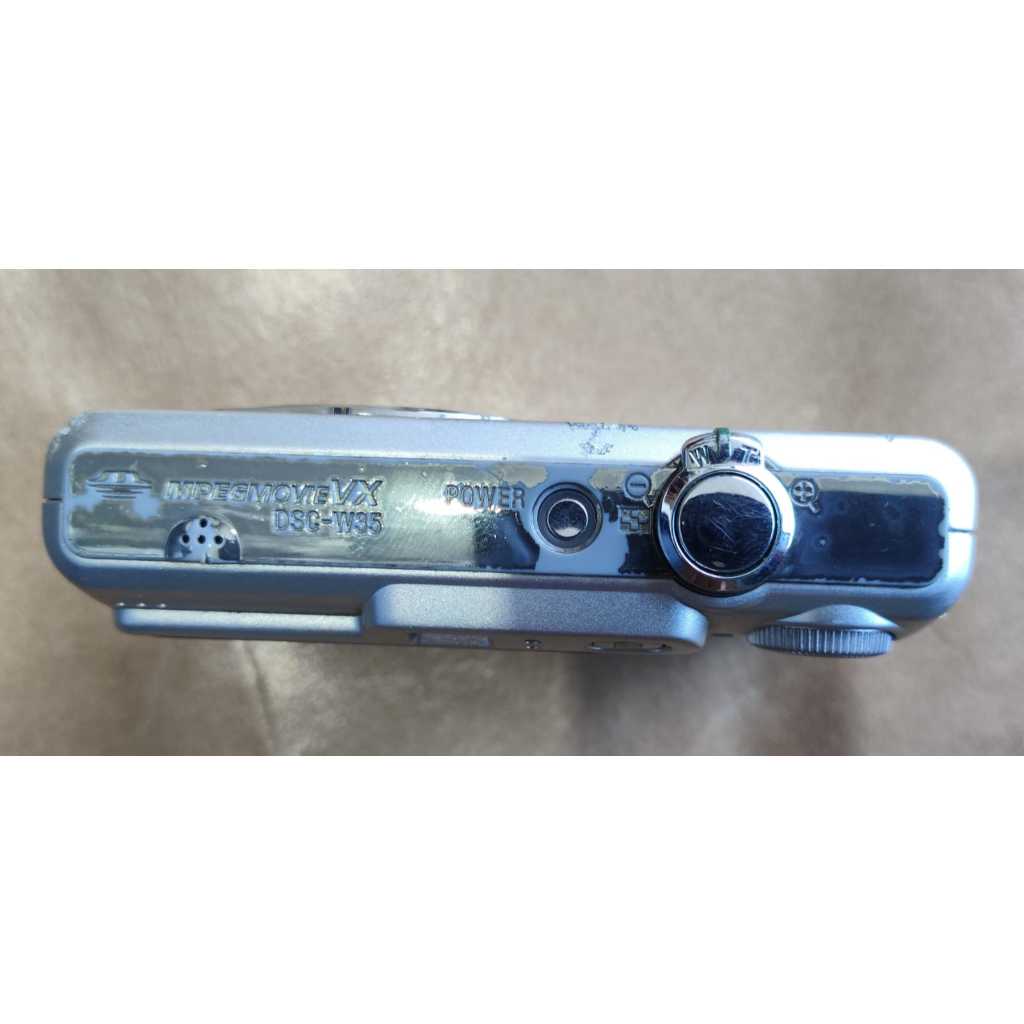 【C2017】 SONY Cyber-shot DSC-W35 シルバー ソニー Sony Dsc-w35 Câmera Digital Cyber Shot De 7,2 Megapixels