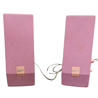 Caixinha de som rosa para computador e notebook cor rosa 6w RMS para computador e Notebook