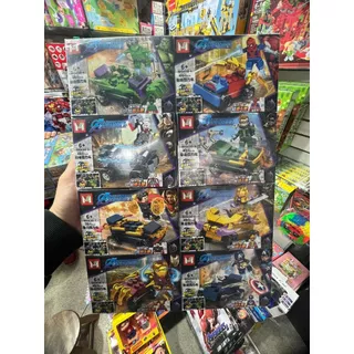 KIT LEGO VINGADORES 8 PERSONAGENS EXCLUSIVOS - ENVIO IMEDIATO