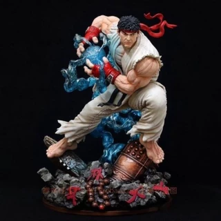 Ryu Street Fighter, figure colecionável, 3d resina, pintura profissional, fotos reais, escultura, estatueta
