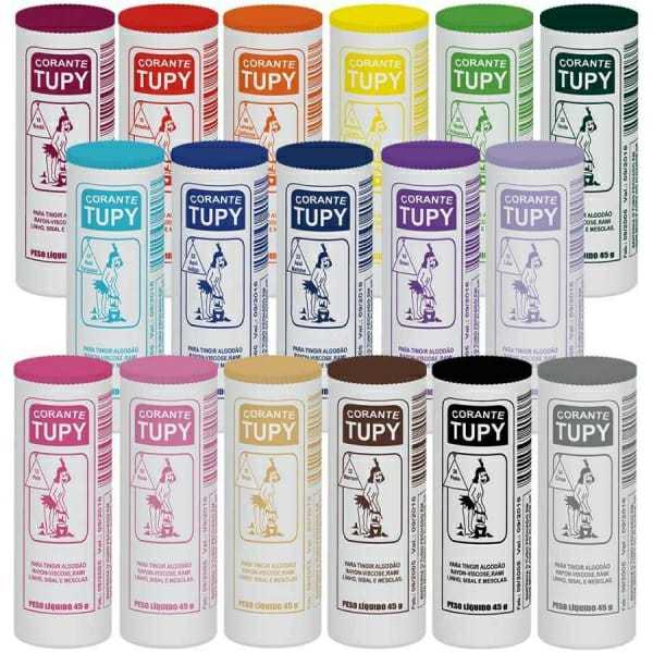 Corante em pó Tupy Algodao - Corantes Tupy 45g
