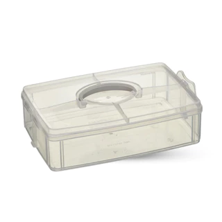 MALETA ORGANIZADORA COM 1 BANDEJA S/DIVISORIA COM TAMPA em Oferta na Shopee