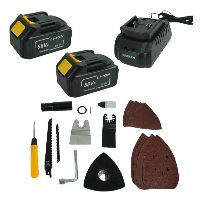 Kit Ferramentas 10 Em 1 Multifuncional 58V Maleta Completa NAKKAN