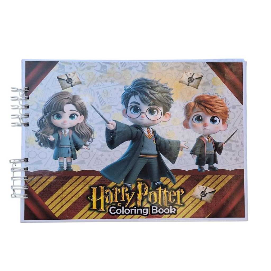 Livro para pintar e colorir do Harry Potter com 50 desenhos a capa dura ...