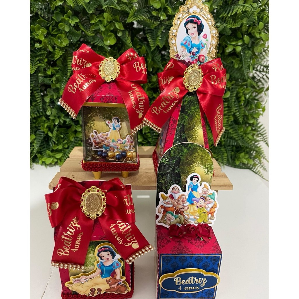 Kit Festa Personalizado Branca de Neve Luxo I Lembrancinhas ...