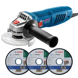 Esmerilhadeira GWS 770 Bosch 770W com 3 Discos em Oferta na Shopee