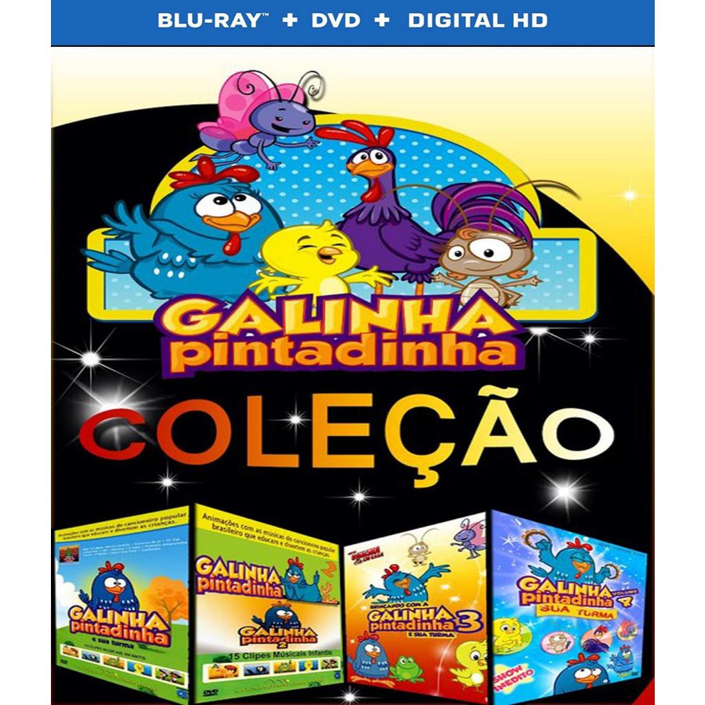 DVD Galinha Pintadinha (Galinha Pintadinha e Sua Turma) - são 04 ...