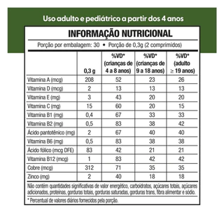 Suplemento Vitaminico e Mineral Megapoli A-Z c/60 comp