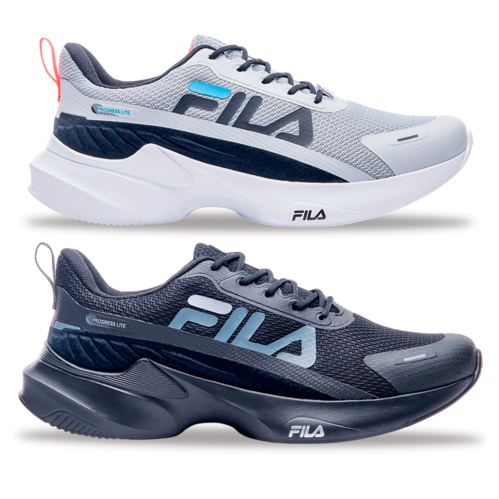 Tenis Fila Progress Lite Corrida Masculino F01TR00044 | Shopee Brasil