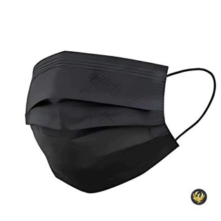 Kit 300 Máscara Descartável PRETA Tripla Camada em Oferta na Shopee