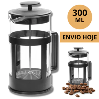Cafeteira Prensa Francesa Cremeira 300ml Leite Cremoso Capuccino Chaleira Cafeteria Gourmet