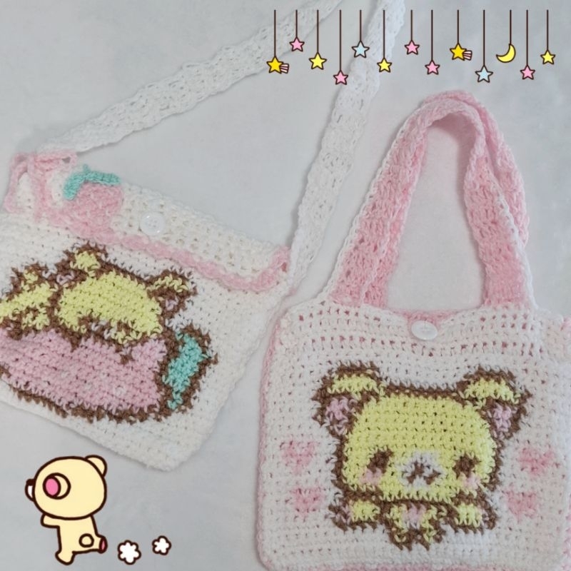 bolsa transversal / ombro / mao korilakkuma san-x rilakkuma sanrio