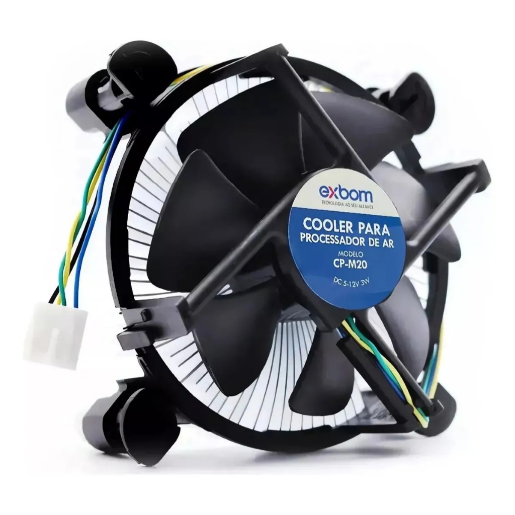 Cooler Processador Intel LGA 775 1156 1155 1150 1151 1366 1200 1700 2400RPM Silencioso para CPU PC