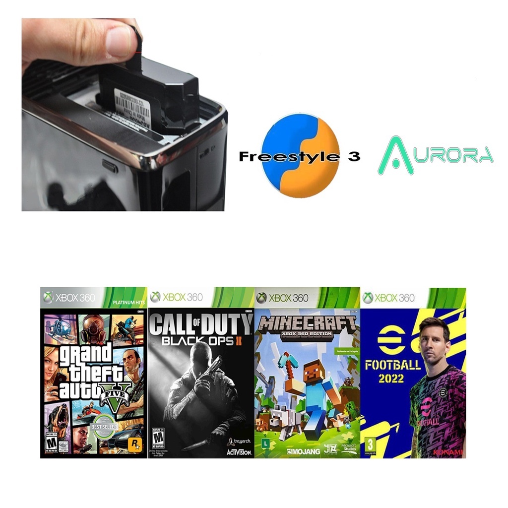 HD Interno Para Xbox 360 RGH Personalizado Completo | Shopee Brasil