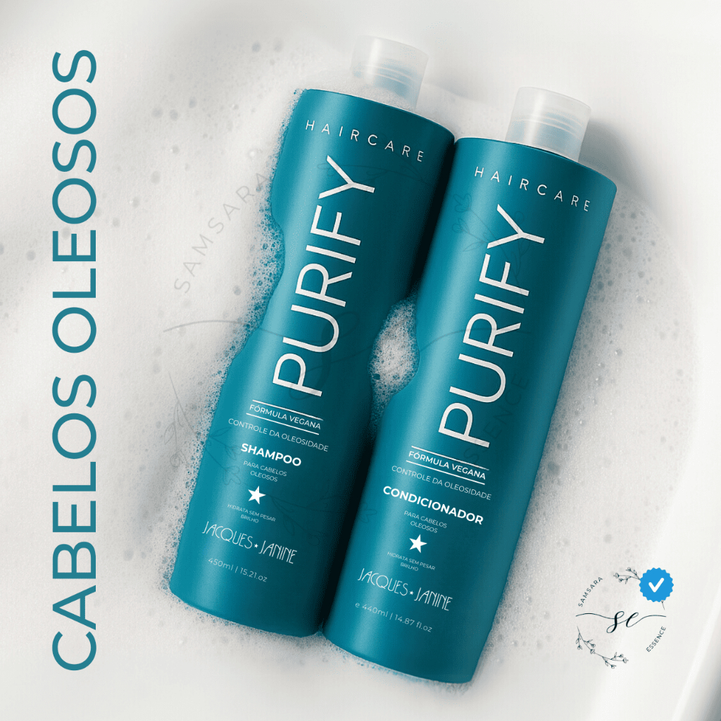 Shampoo e Condicionador para Cabelos Oleosos kit 450ml+440ml