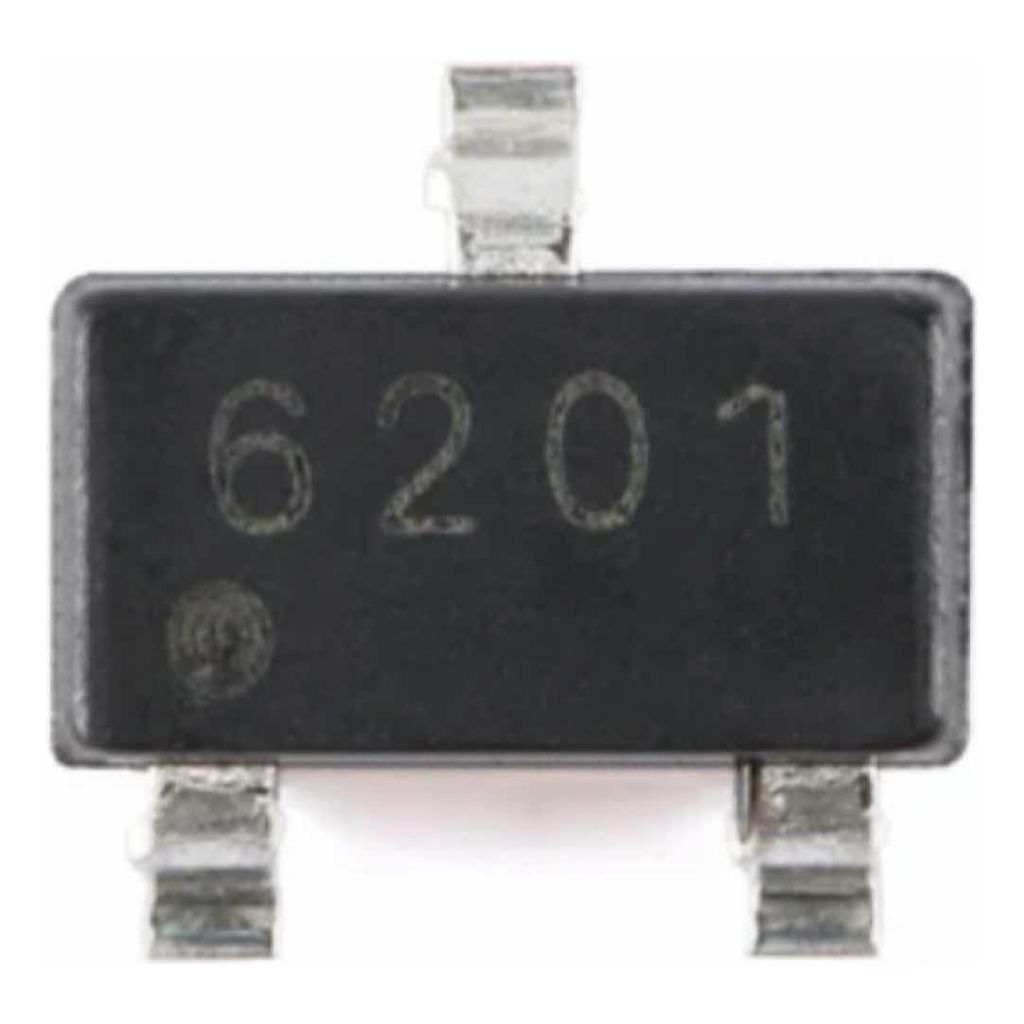 Mosfet Transistor Fdv304p Sot-23 Canal 20-v D-s 304 Dig Fat 460 mA 350 ...