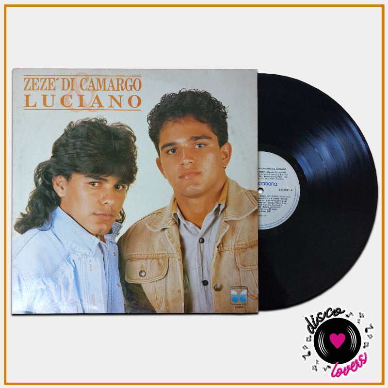 Disco de Vinil LP Zezé di Camargo e Luciano - É o Amor - 1991 - Tiragem ...