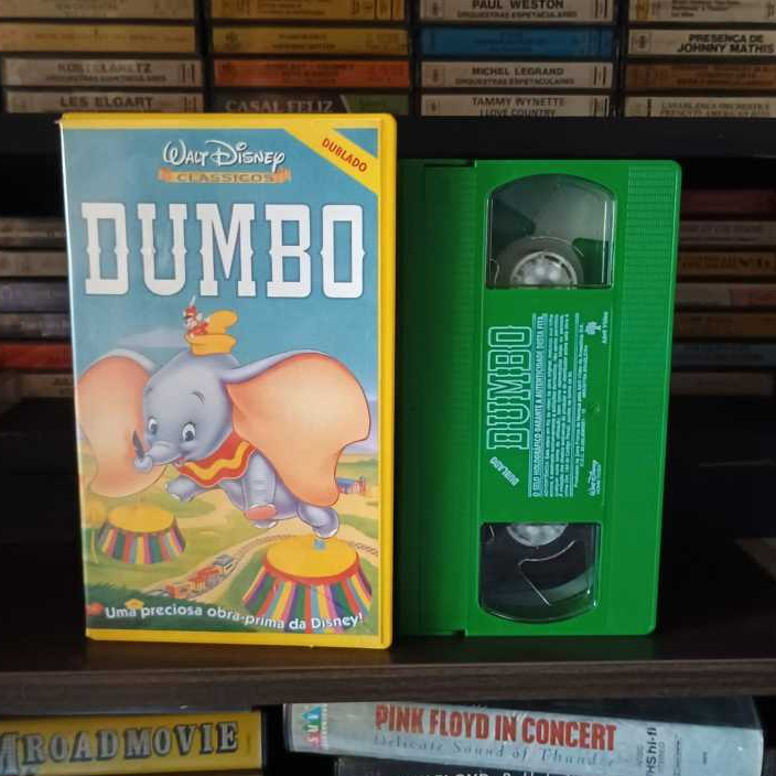 VHS DUMBO - UMA PRECIOSA OBRA-PRIMA DA DISNEY (DUBLADO)