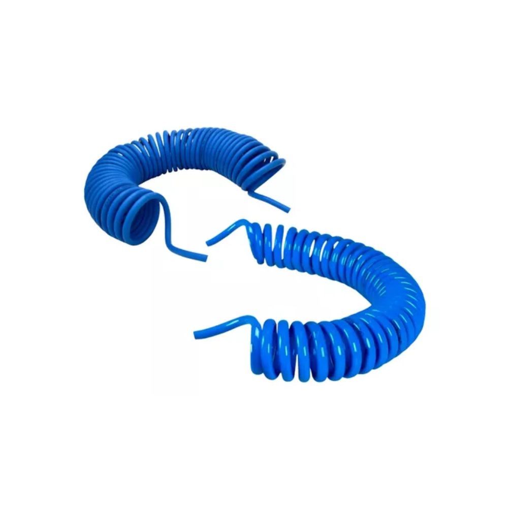 Mangueira Espiral Pu Azul Ar Comprimido 6 mm X 15 Metro | Shopee Brasil